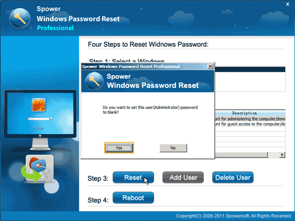 reset windows 7 administrator password