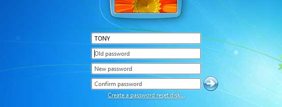 reset windows 7 password to new