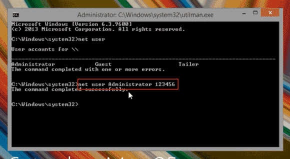 reset mac password with command prompt